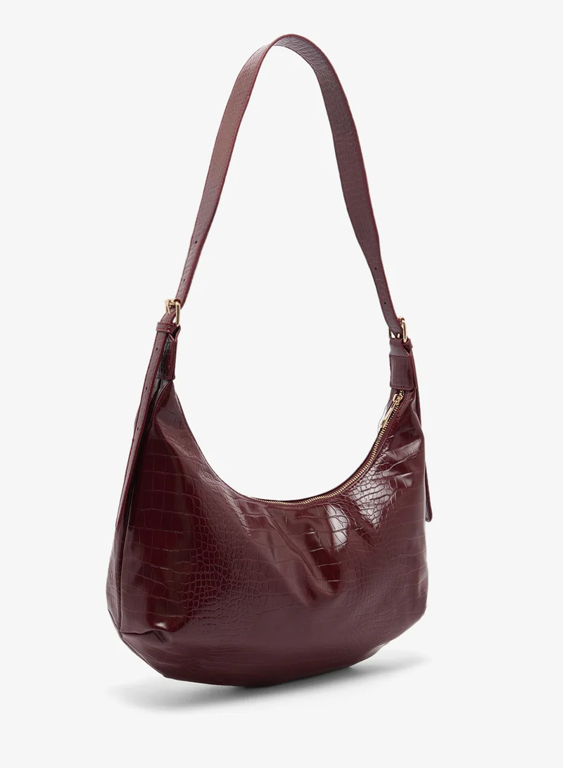 جلاموروس حقيبة كتف جلد تمساح